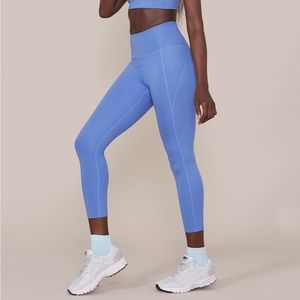 Girlfriend Collective High Rise Leggings in Periwinkle